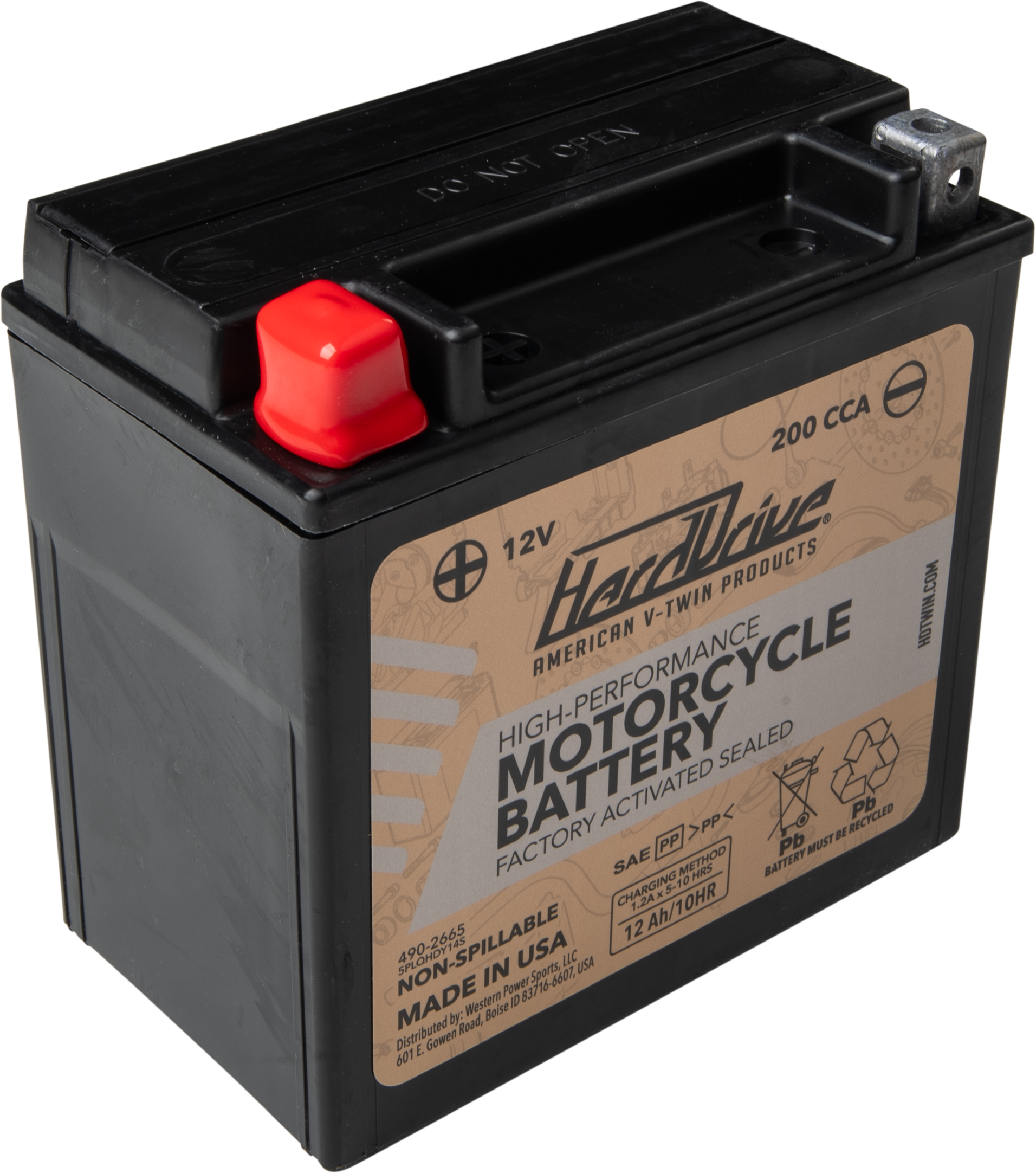 High Perform Battery Ytx 14 Cca 200
