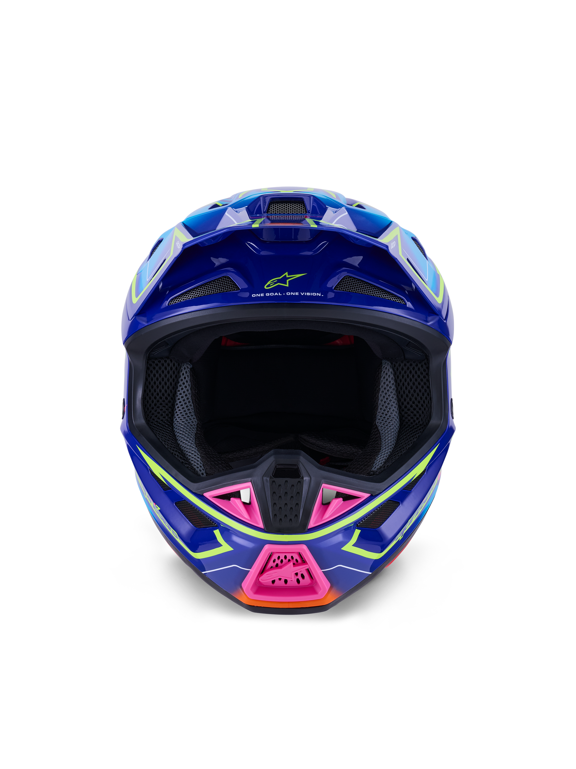 Sm7 Cast Helmet Blue/Pnk/Ylw Fluo Glossy Sm