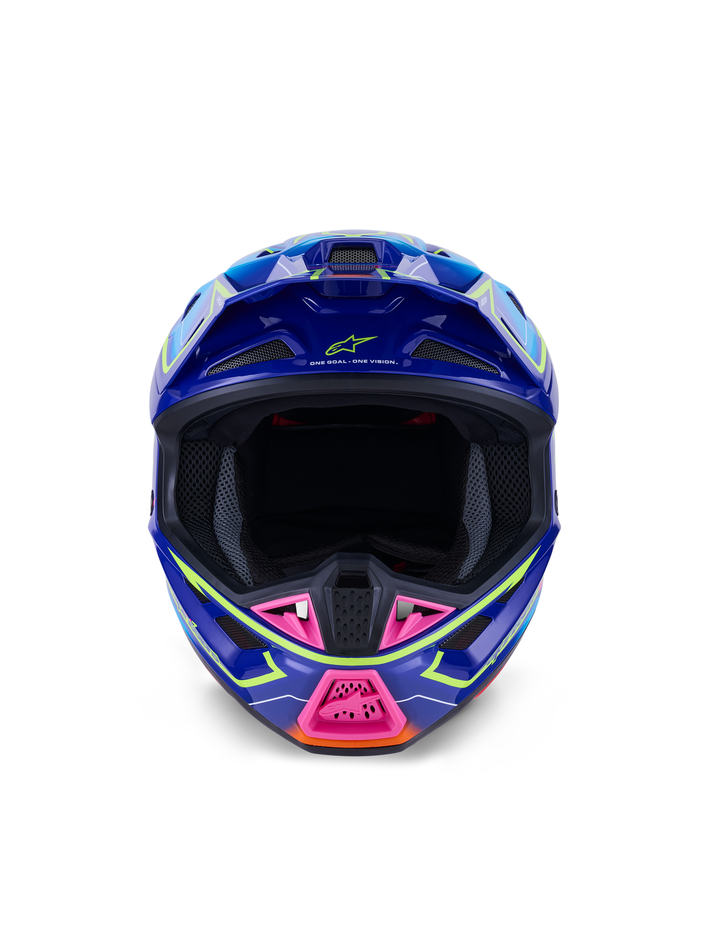Sm7 Cast Helmet Blue/Pnk/Ylw Fluo Glossy 2x