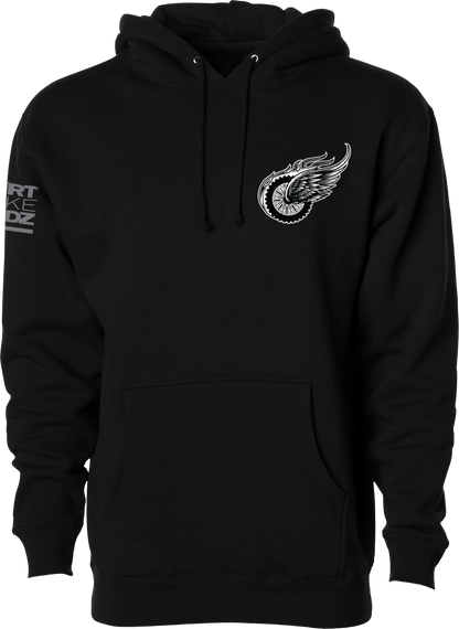 Two Wheels Hoodie Black Xl