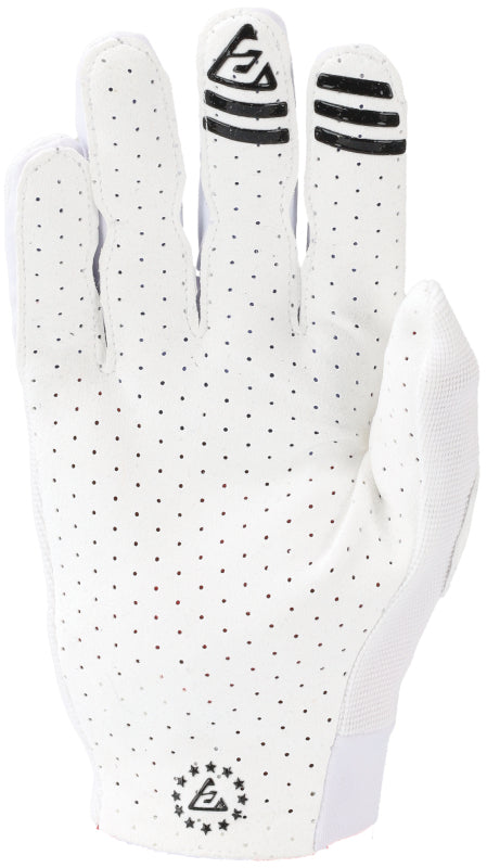 Answer Aerlite Gloves White/Black Logo Youth - XL