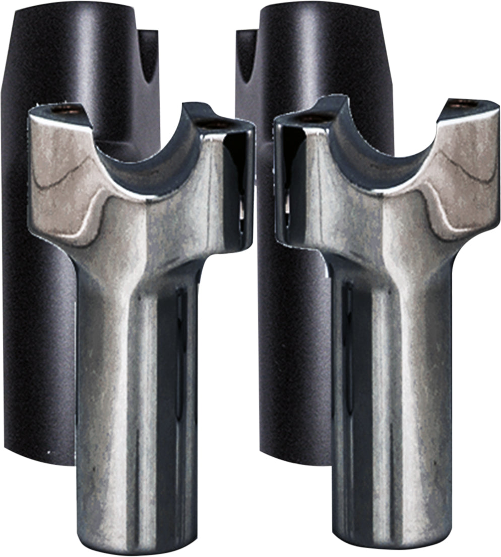 Chubby 3.5" Straight Risers Chrome