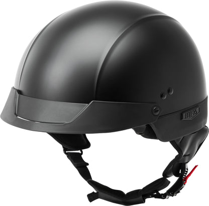 Hh 75 Half Helmet Matte Black Xs