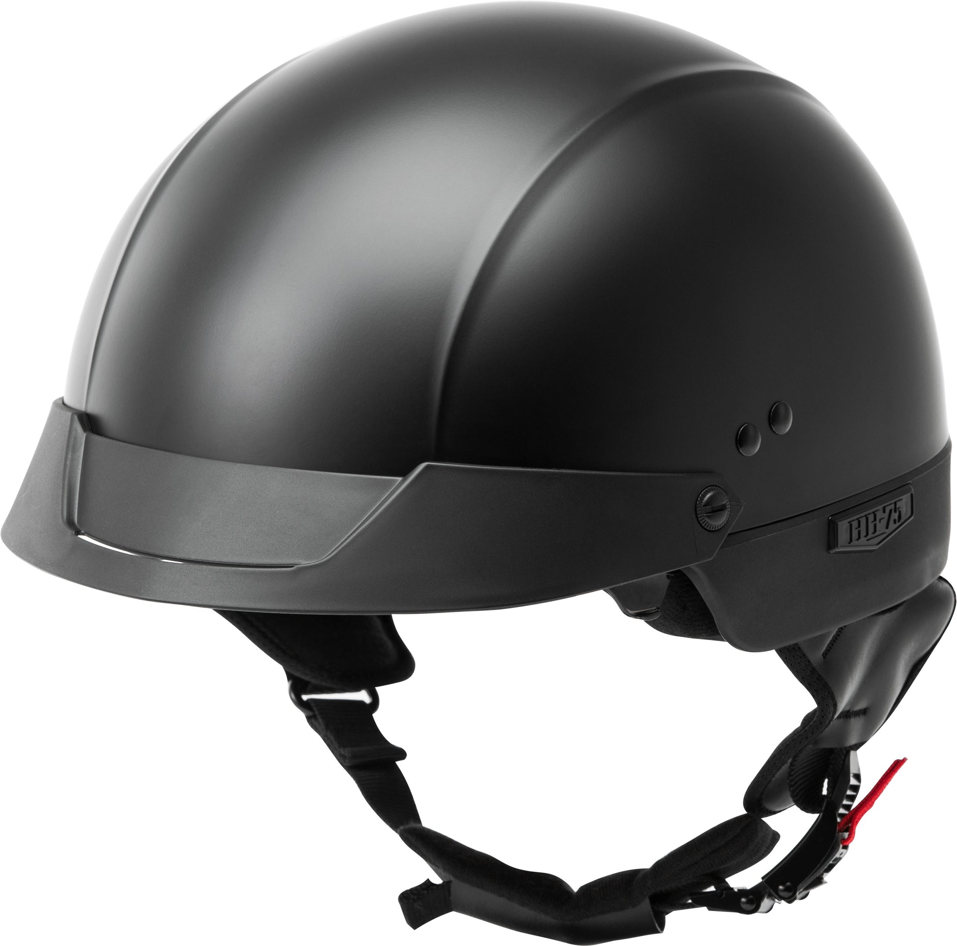 Hh 75 Half Helmet Matte Black 2x