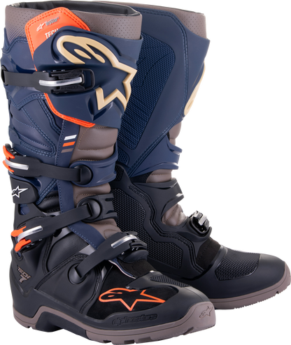 Tech 7 Enduro Drystar Boots Blk/Ngt Nvy/Wm Grey Sz 10