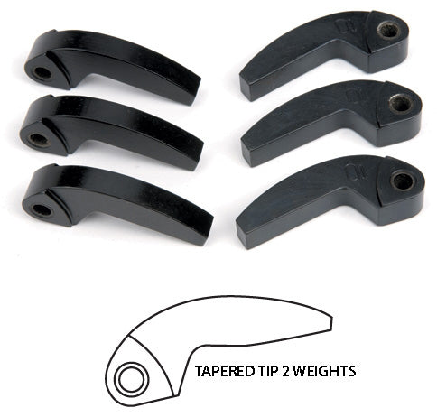 Hypershift Tapered Tip 2 Machined Weights 3/Pk 52g