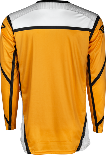 Lite Jersey White/Black/Mustard Sm