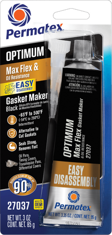 Optimum Black Rtv Silicone 3 Oz 12/Case