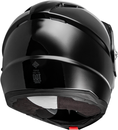 Md 74 Solid Helmets Black Lg