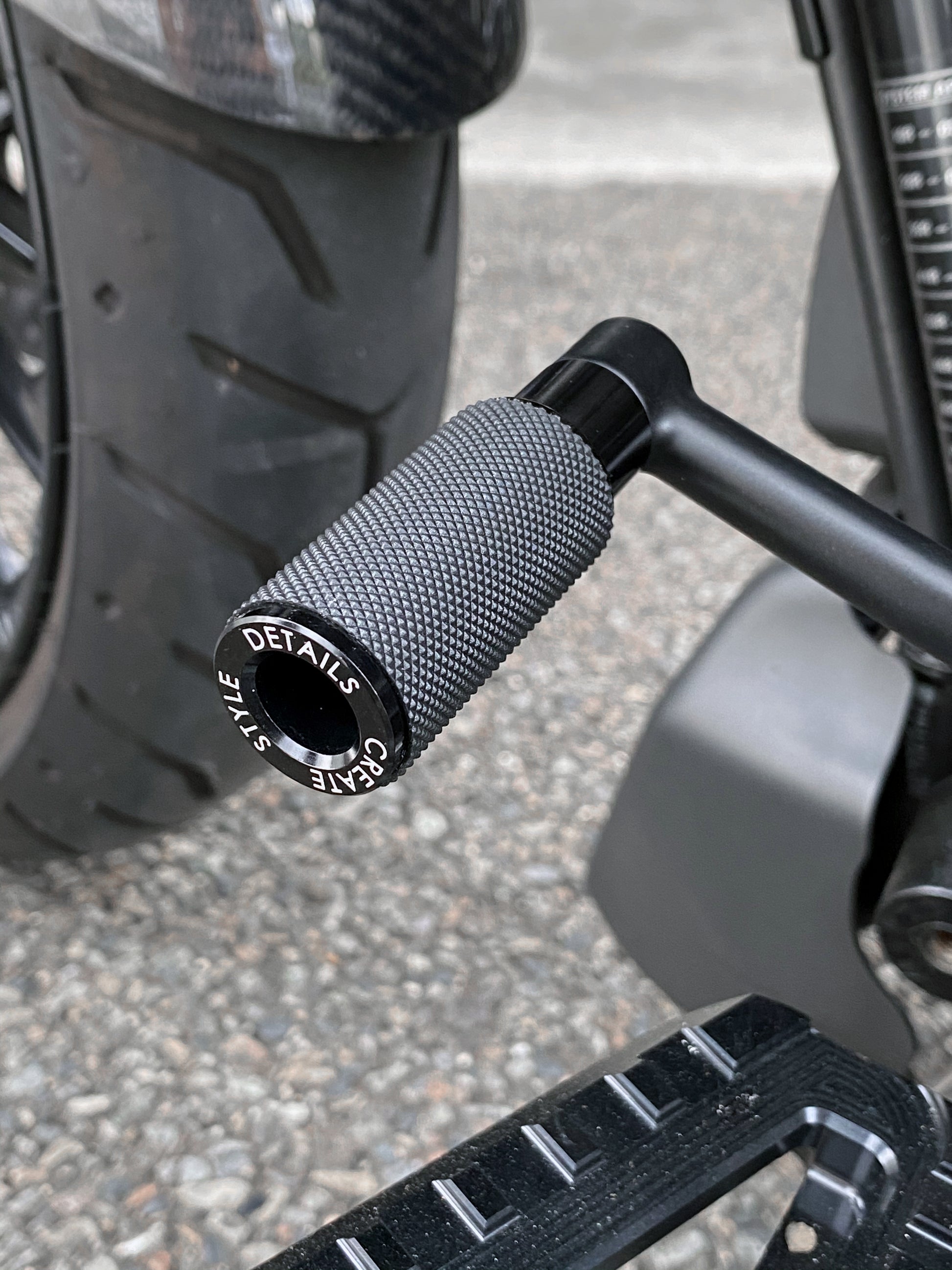 Nl Shifter Peg Rubber Fine Knurl