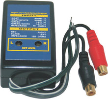 Amp Power Hi/Lo Converter Changes Speaker Level Output