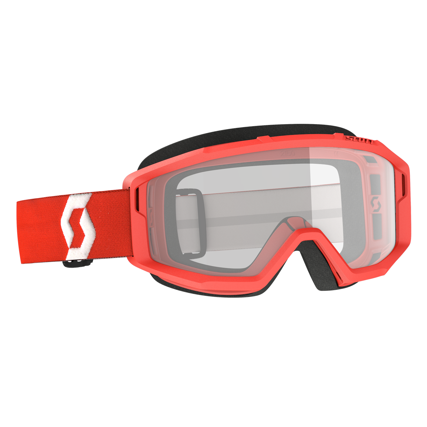 Primal Goggle Red Clear Lens