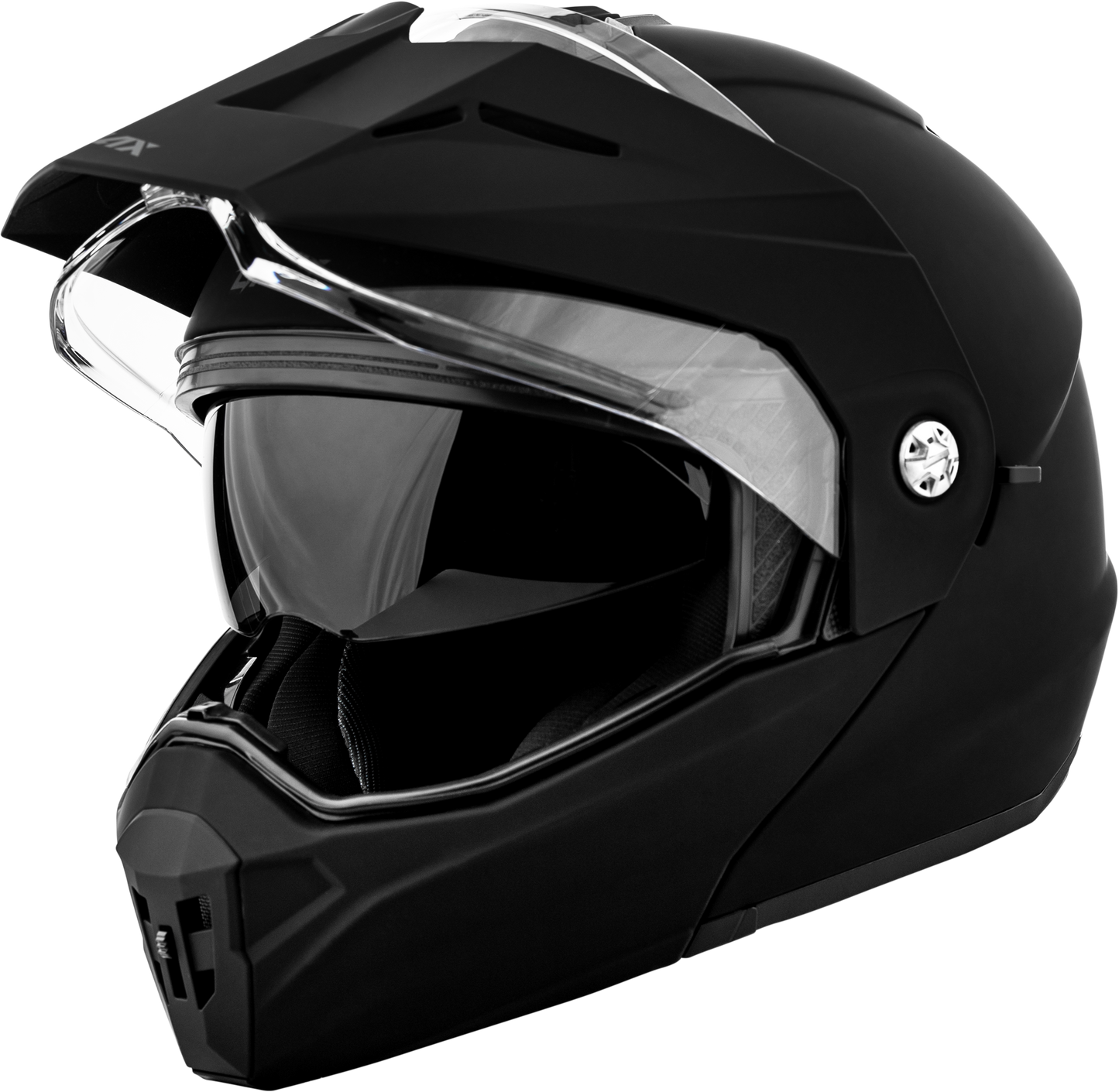 Md 74 Solid Helmets Matte Black Xl