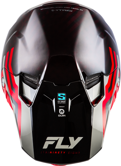 Formula S Carbon Byte Helmet Red Carbon/Red/Grey Md