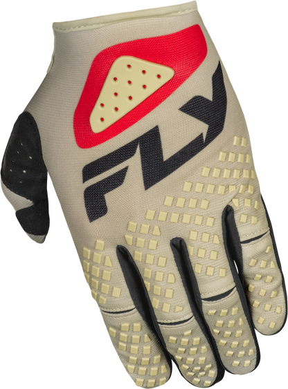Kinetic Sym Gloves Light Grey/Red/Black Sm