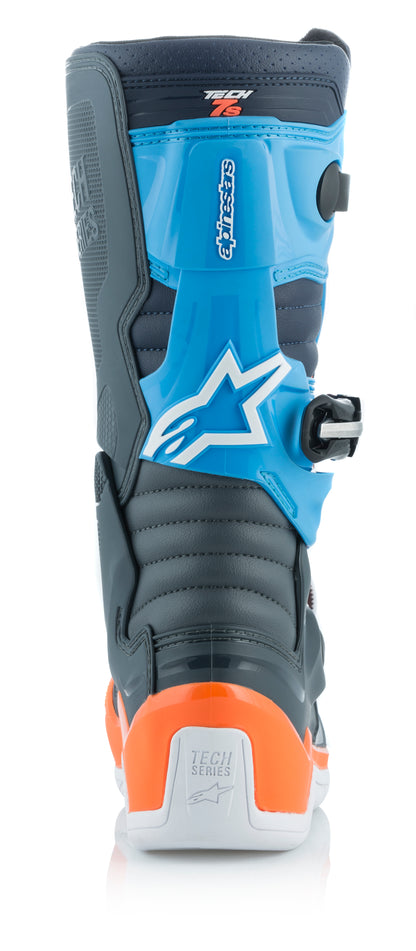 Tech 7s Magneto Le Boots Anthracite/Orange Sz 08