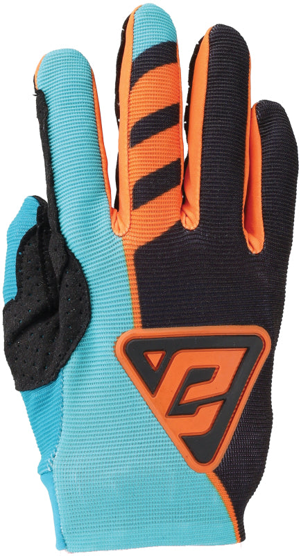 Answer Aerlite Nitro Gloves Black/Astana/Hyper Orange Youth - Medium
