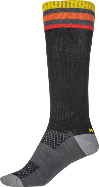 Mx Socks Thin Black Lg/Xl