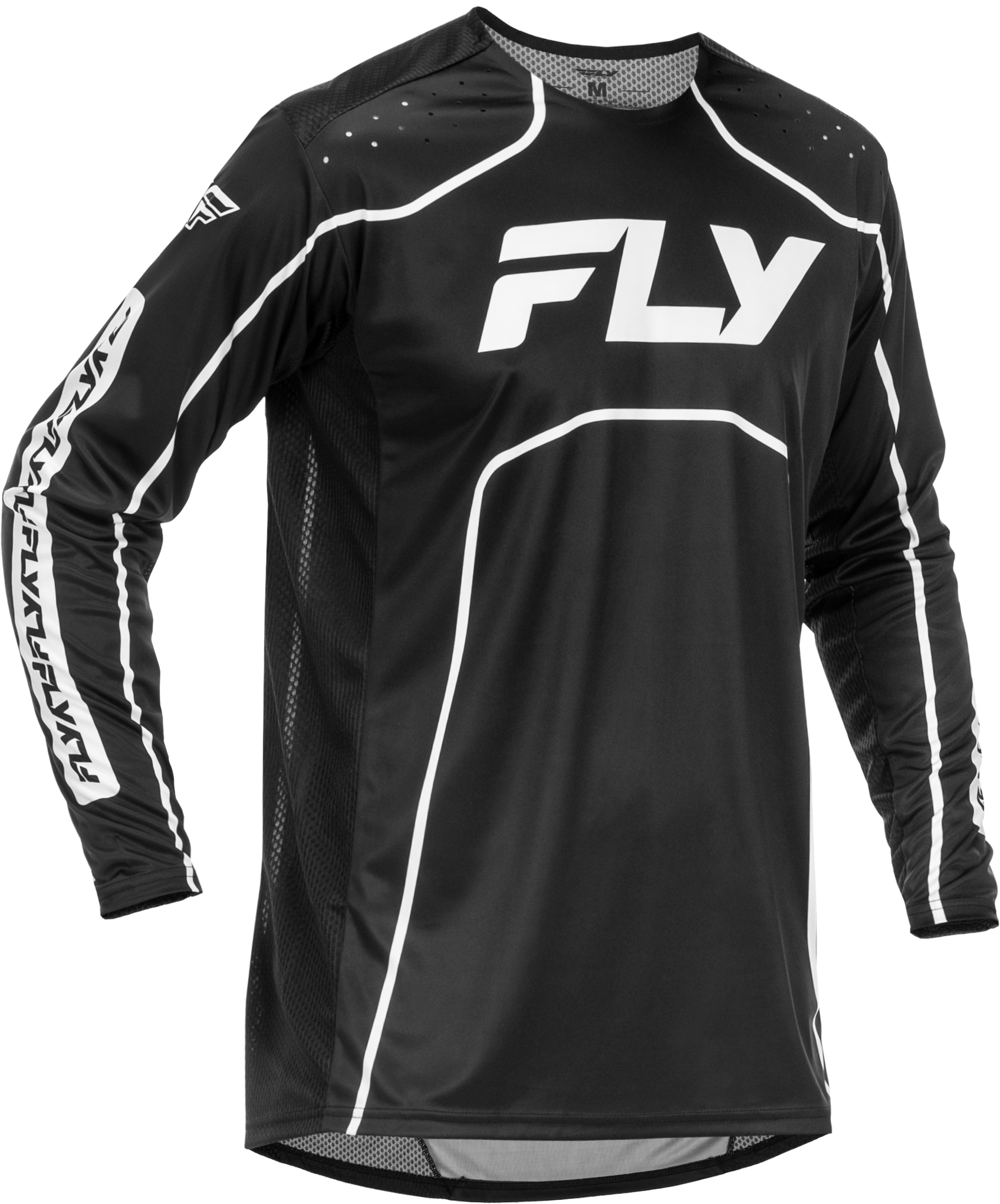 Rayce Bicycle Jersey Black/White Xl
