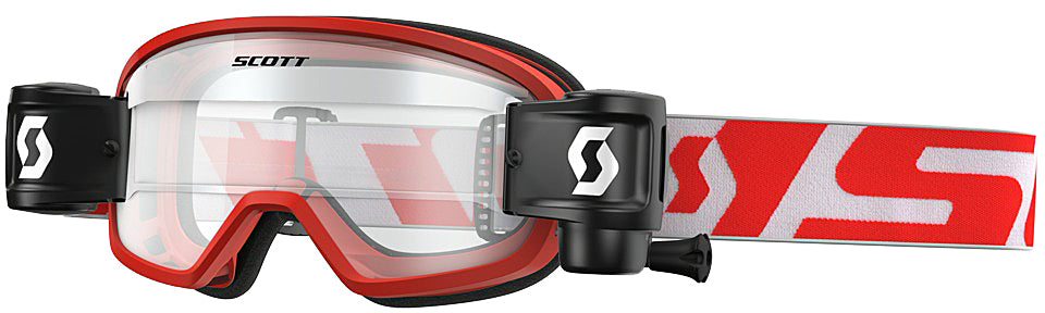 Youth Buzz Wfs Goggle Red/White W/Clear Lens