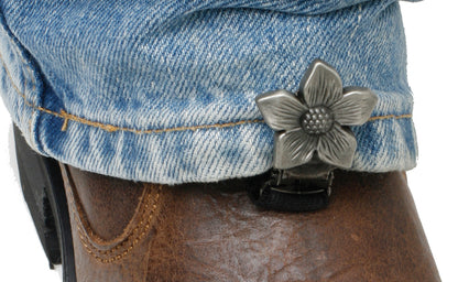 Clips For Stirrup/Strap Boots Flower