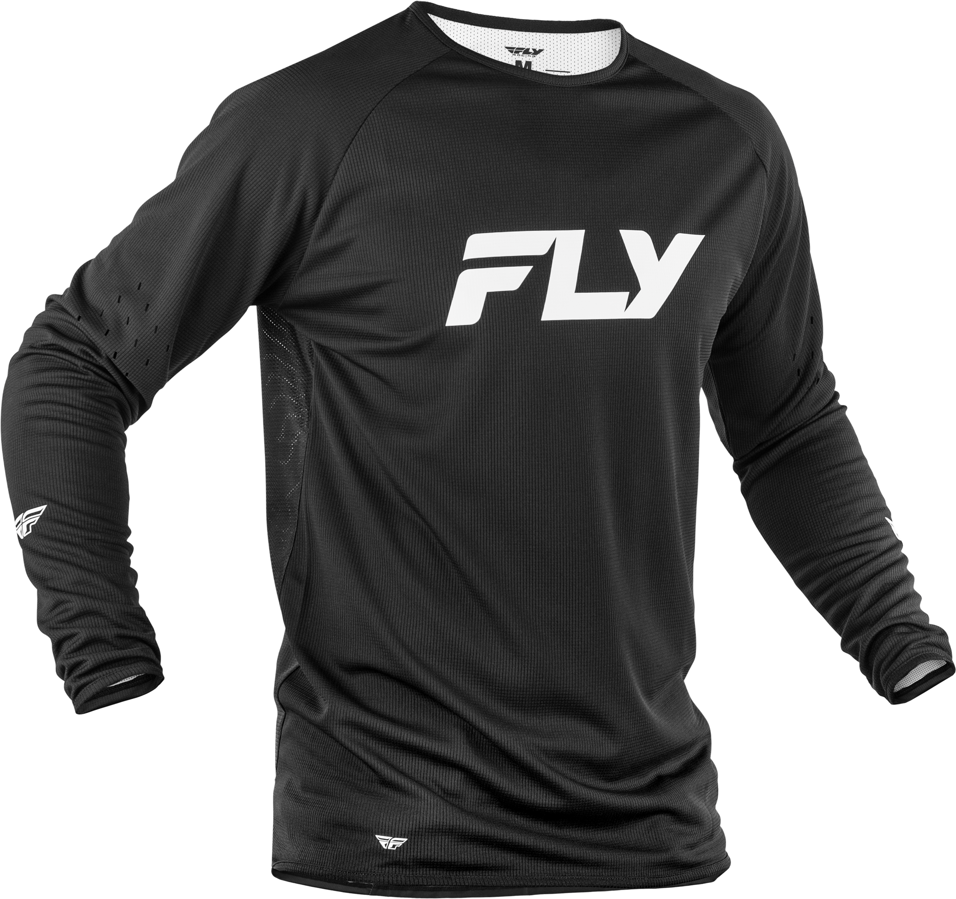 Gravity Long Sleeve Jersey Black Lg