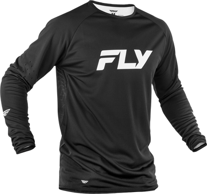 Gravity Long Sleeve Jersey Black Lg