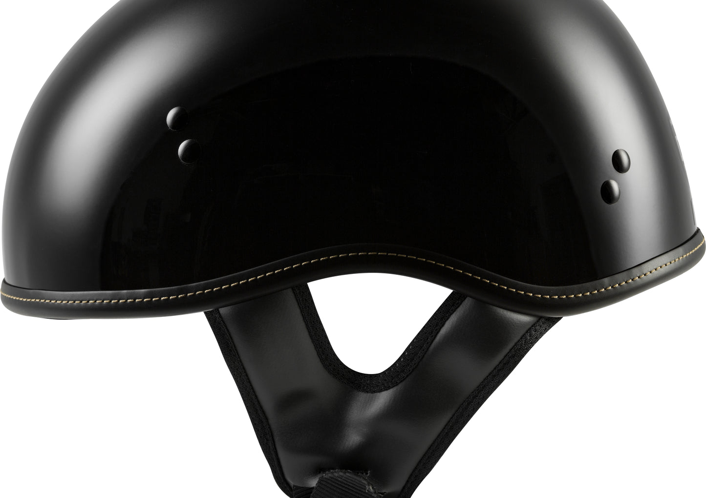 .357 Solid Half Helmet Gloss Black 2x
