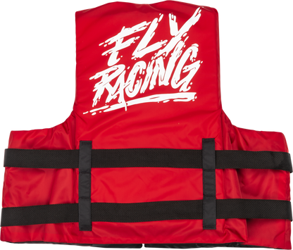 Nylon Flotation Vest Red/White Xs