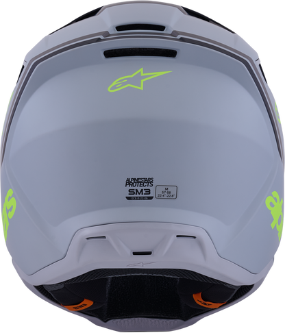 Sm3 Radium Helmet Gry/Blk/Ylw Fluo Matt Xl