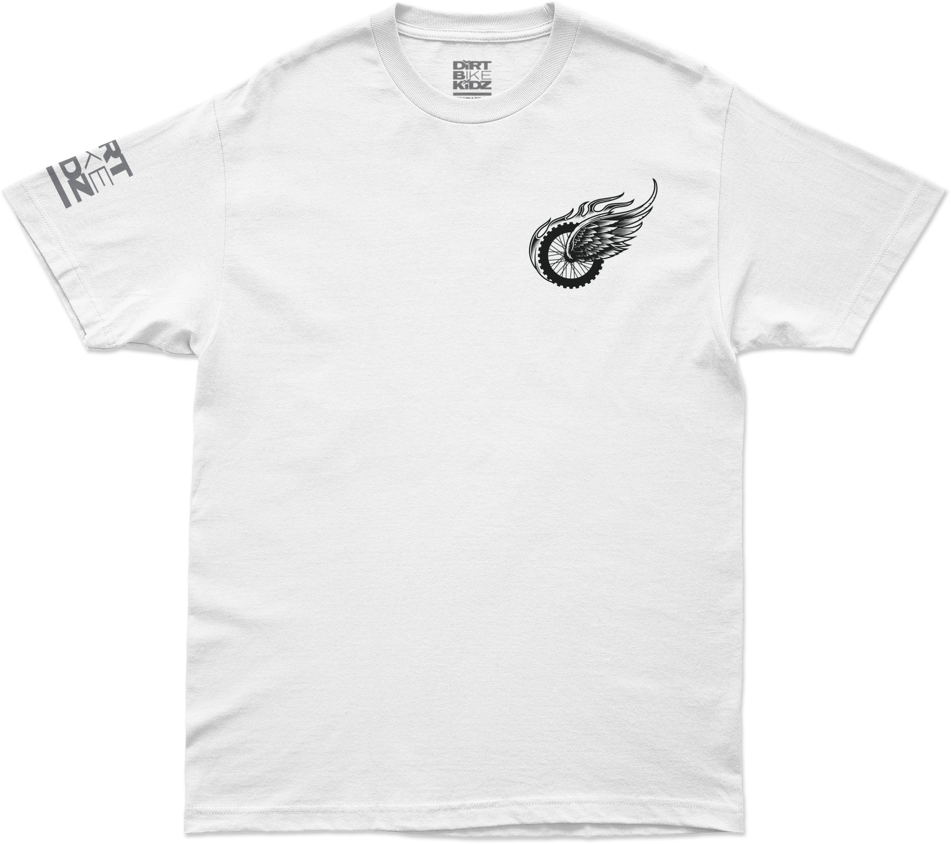 Two Wheels Tee White Md
