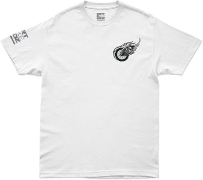 Two Wheels Tee White Md