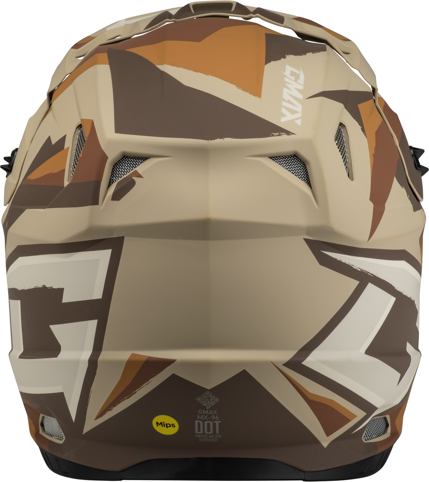 Mx 96 Splinter Helmet Matte Brown/Tan/White  2x