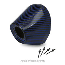 Carbon End Cap Blue 1 1/2" I.D.