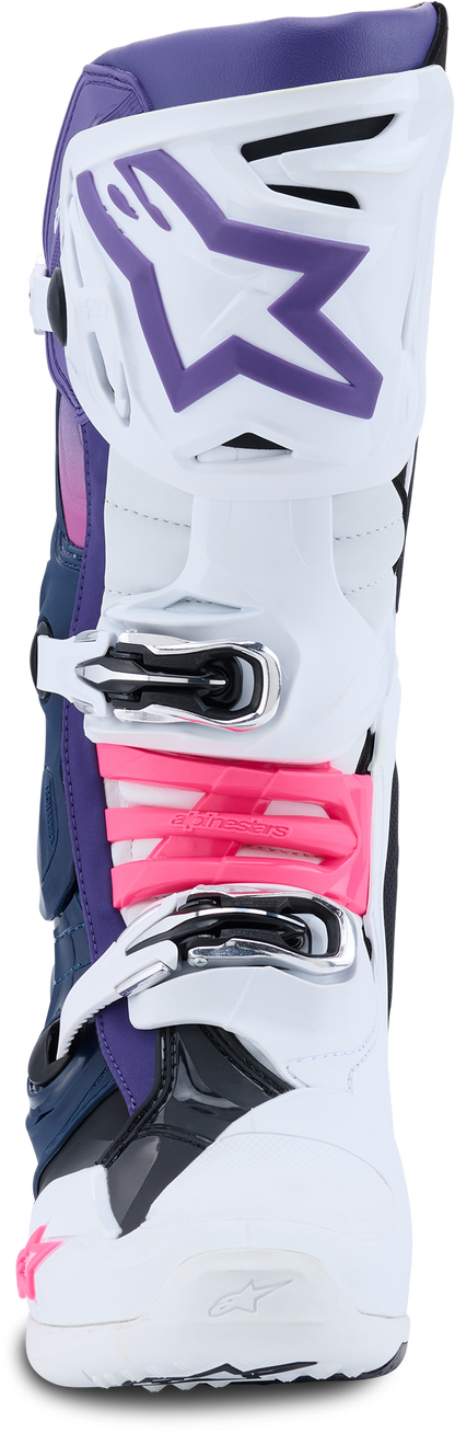 Tech 10 Wht/Violet/Nvy Bl/Pnk Fl 10