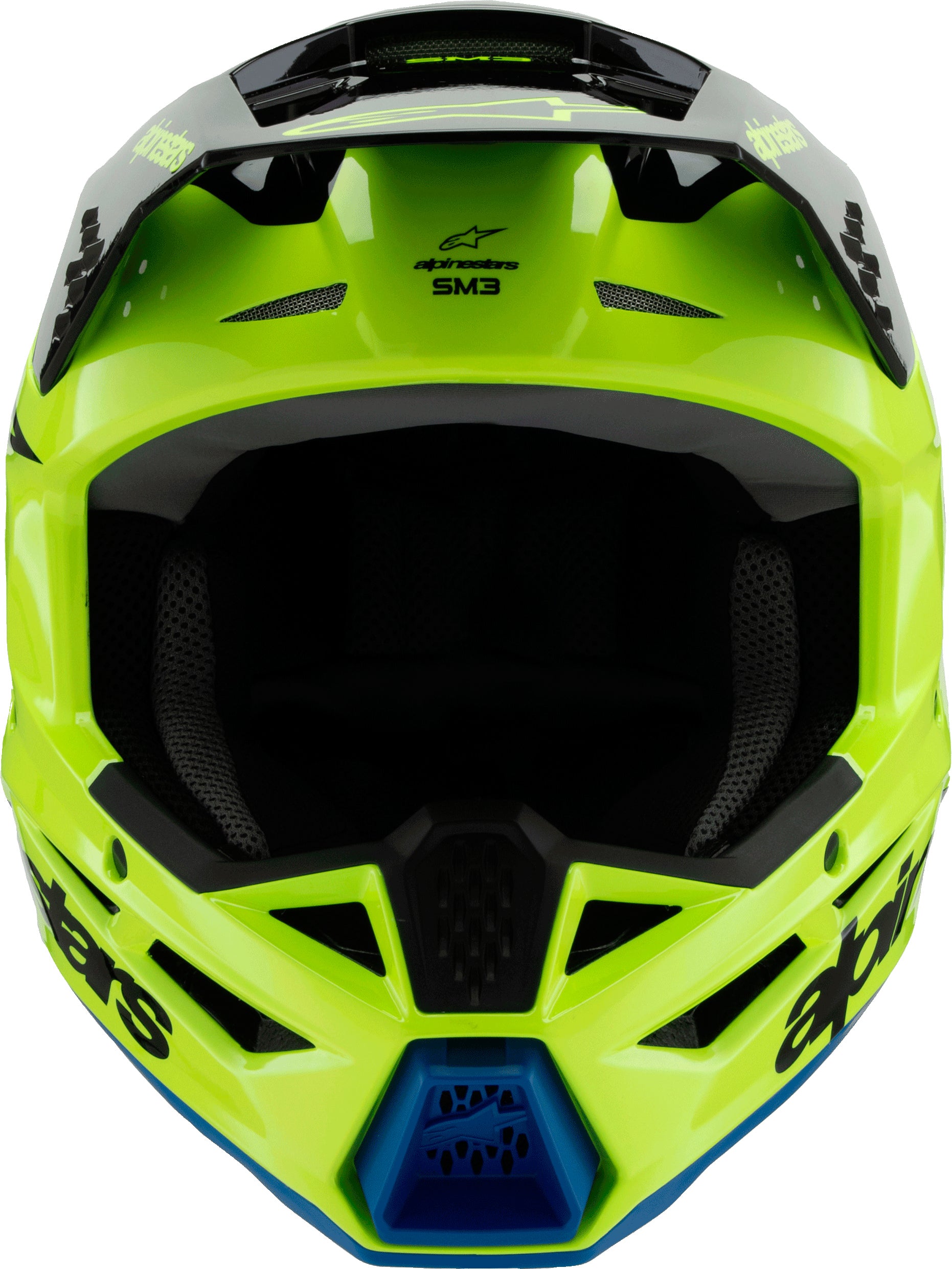 Sm3 Youth Radium Helmet Ylw Fluo/Blk/Blue Yl
