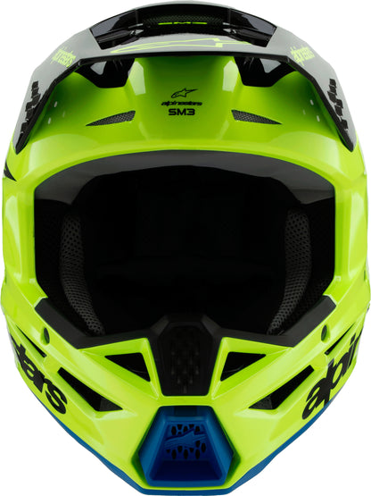 Sm3 Youth Radium Helmet Ylw Fluo/Blk/Blue Yl