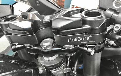 Handlebar Risers Black Suz