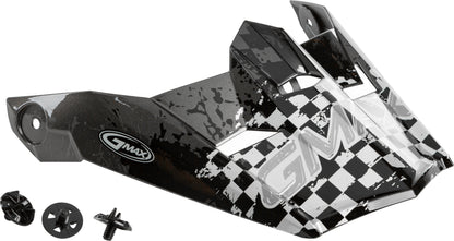 Visor W/Screws Anim8 Mx 46y Anim8 Dark Silver/Black Ys Yl