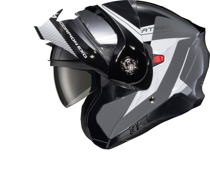Exo At960 Modular Helmet Topographic 2 Blk/Wht/Grey 3x
