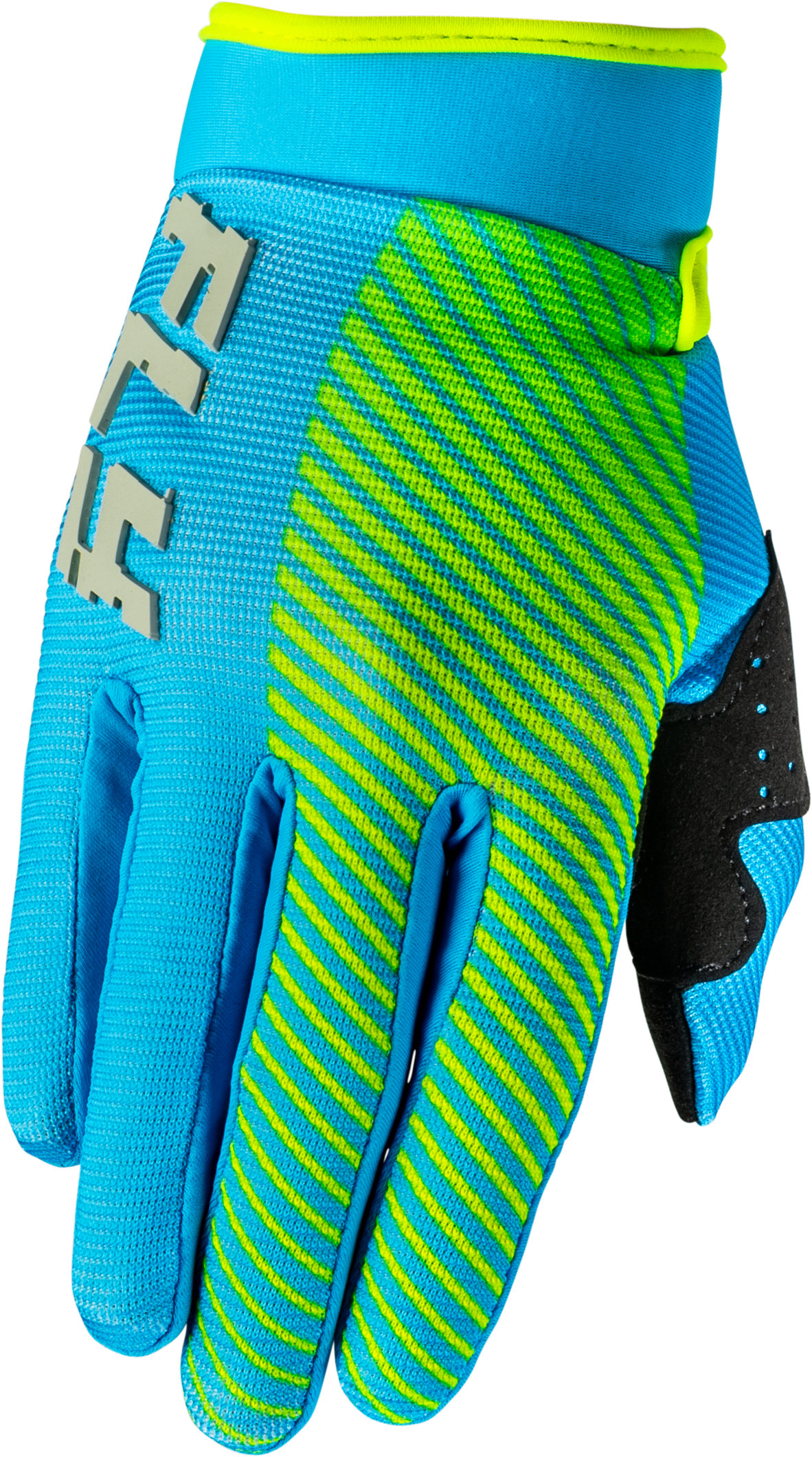 Youth F 16 Gloves Blue/Hi Vis Ym