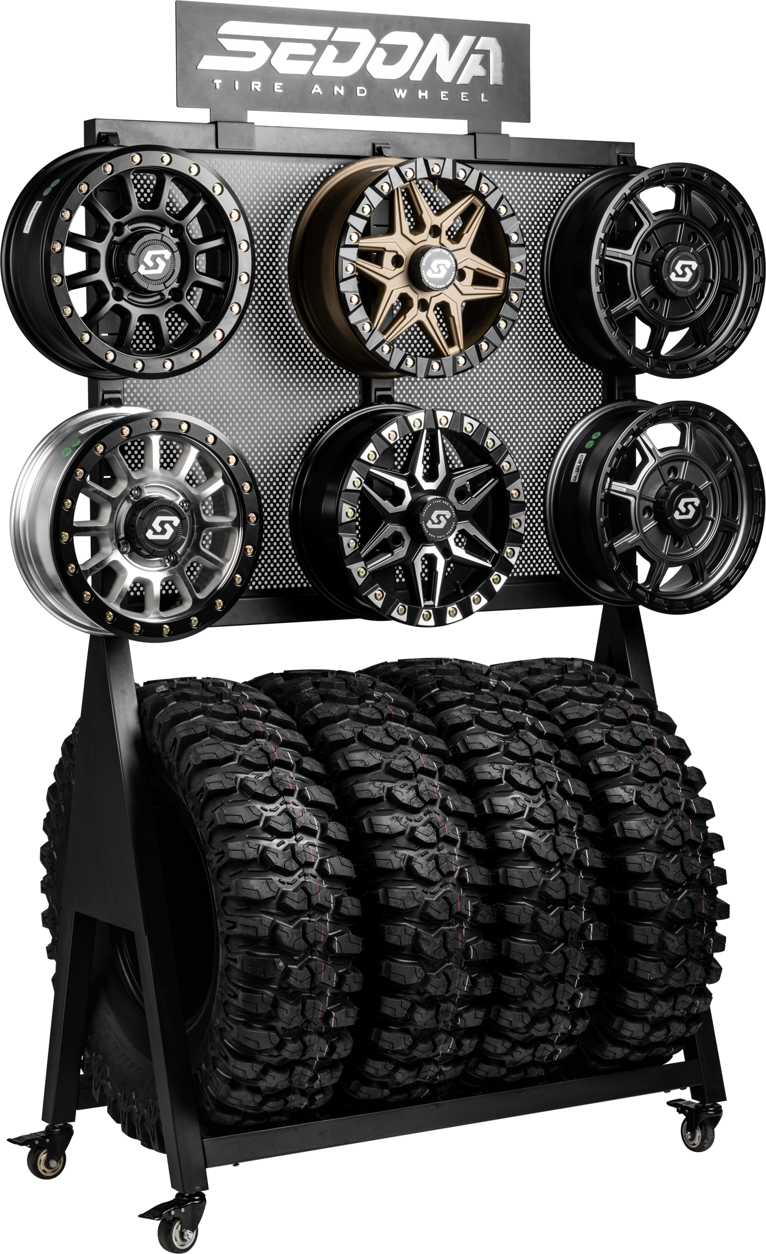 Tire And Wheel Display Base