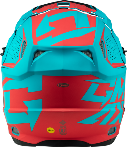 Mx 96 502 Helmet Matte Blue/Red  Xs