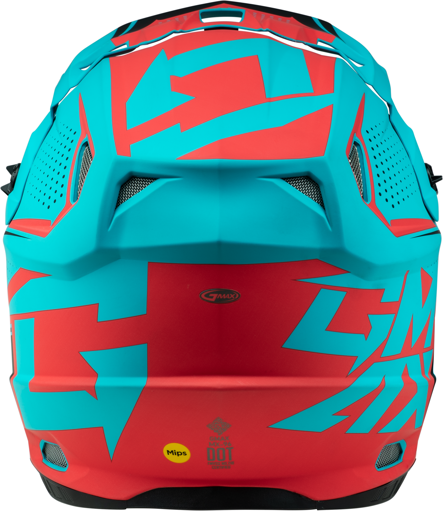 Mx 96 502 Helmet Matte Blue/Red  Lg