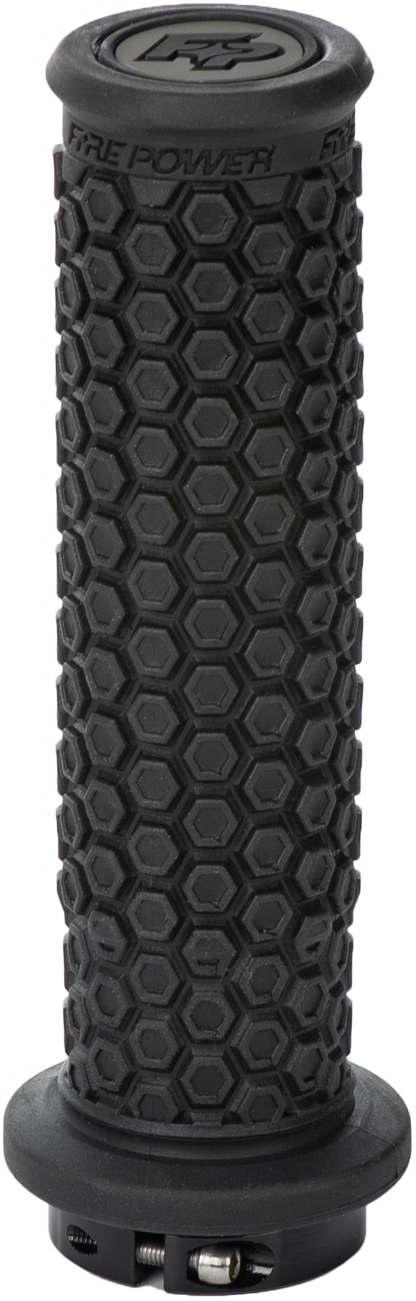 Control Mx Lock On Grips Black   No Waffle