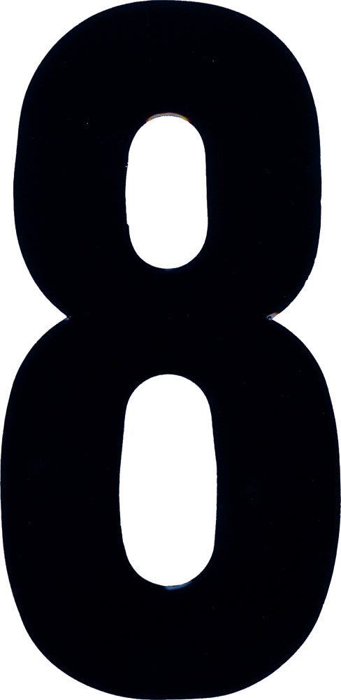 #8 7" White Extreme Digits 3/Pk