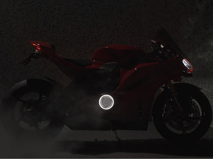 DBK Special Parts (Ducabike) EVO LED Clear Wet Clutch Cover for the Ducati Multistrada 1200 / 1260 (2015+), Diavel 1260, and XDiavel