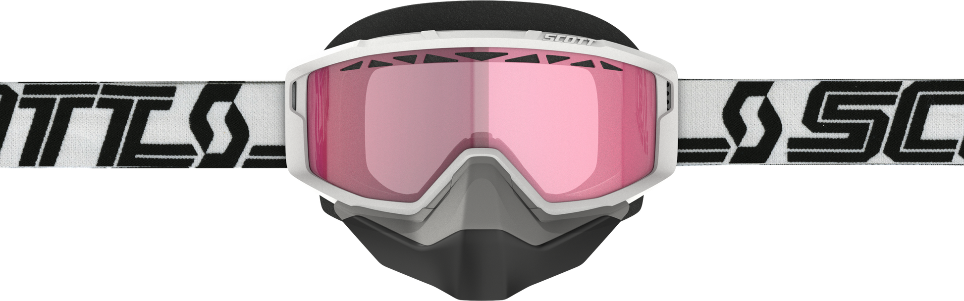 Primal Goggle Snow Cross White/Black W/Rose