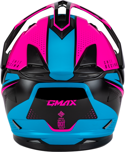 Gm 11 Decima Helmet Black/Pink/Blue Lg