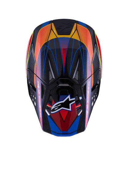 Supertech S M10 Era Helmet Blu/Rd/Ylw Fluo Glossy Lg